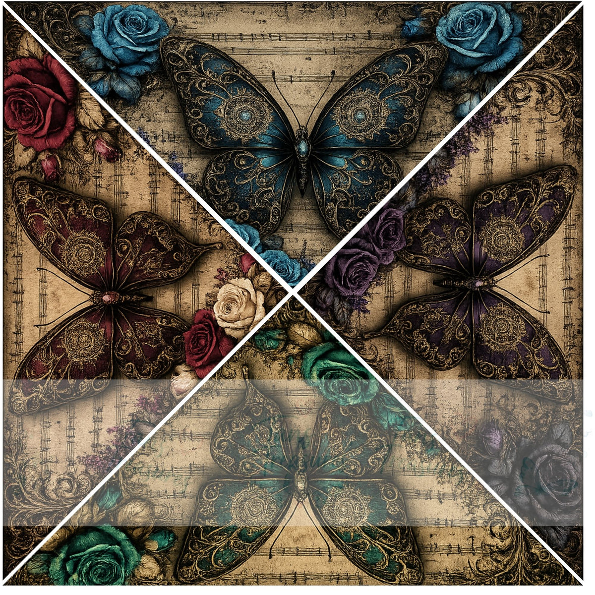 Butterfly Triangles 1