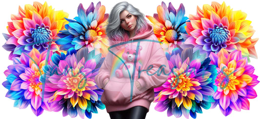 Care bear sweater girl