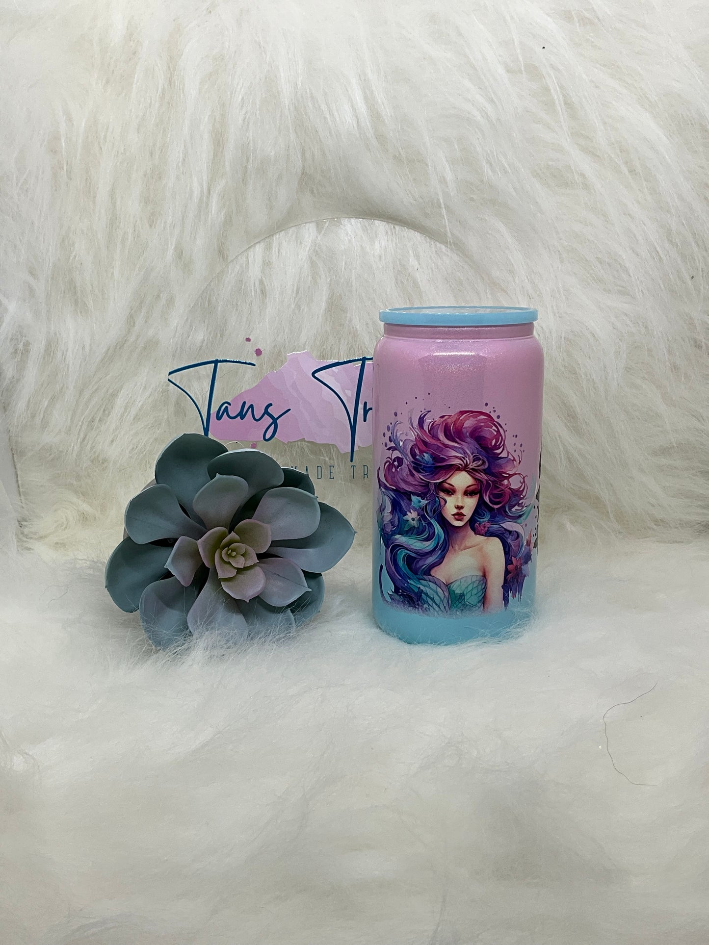 Mermaid Glass Libbey Tumbler