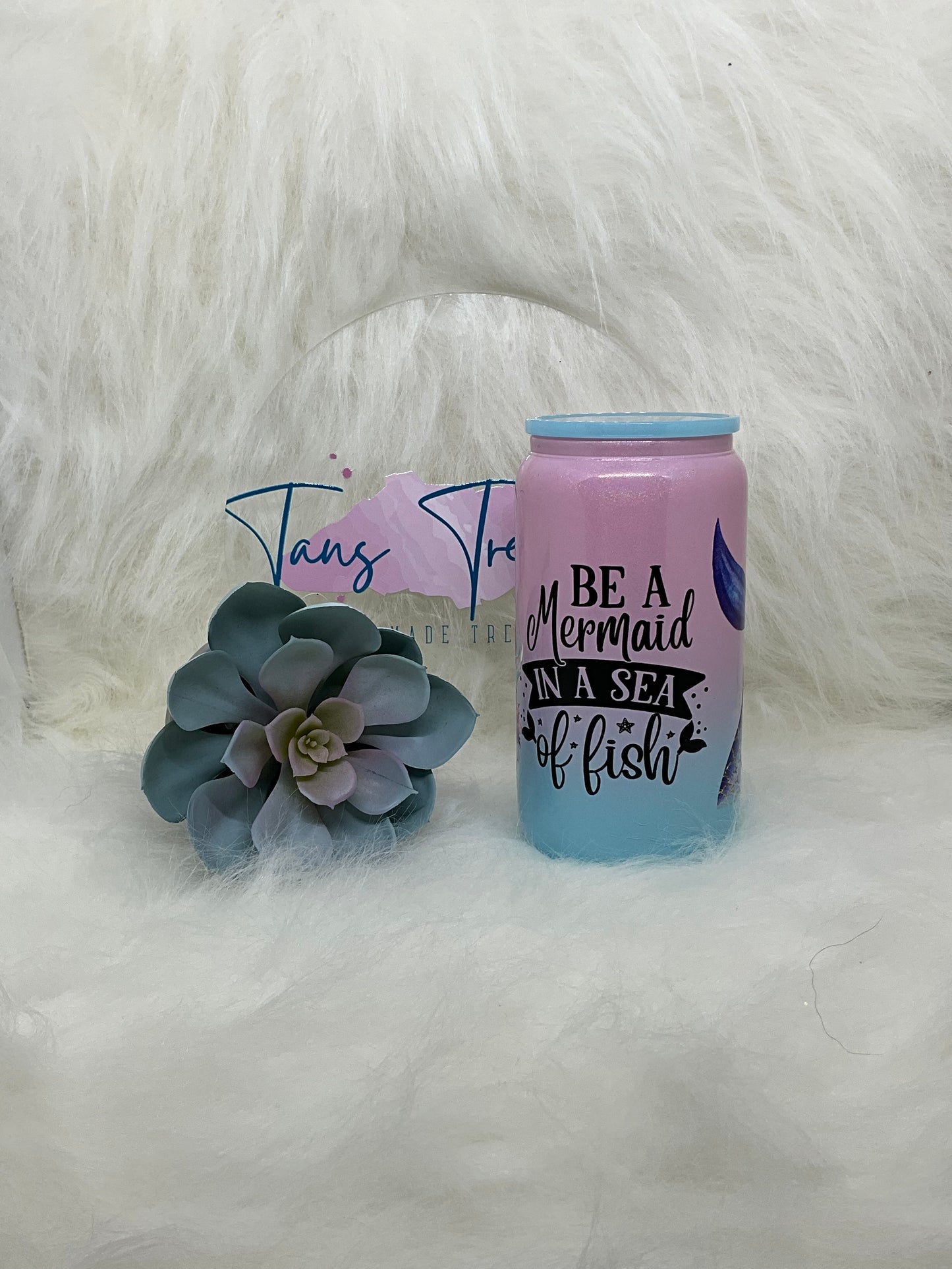 Mermaid Glass Libbey Tumbler