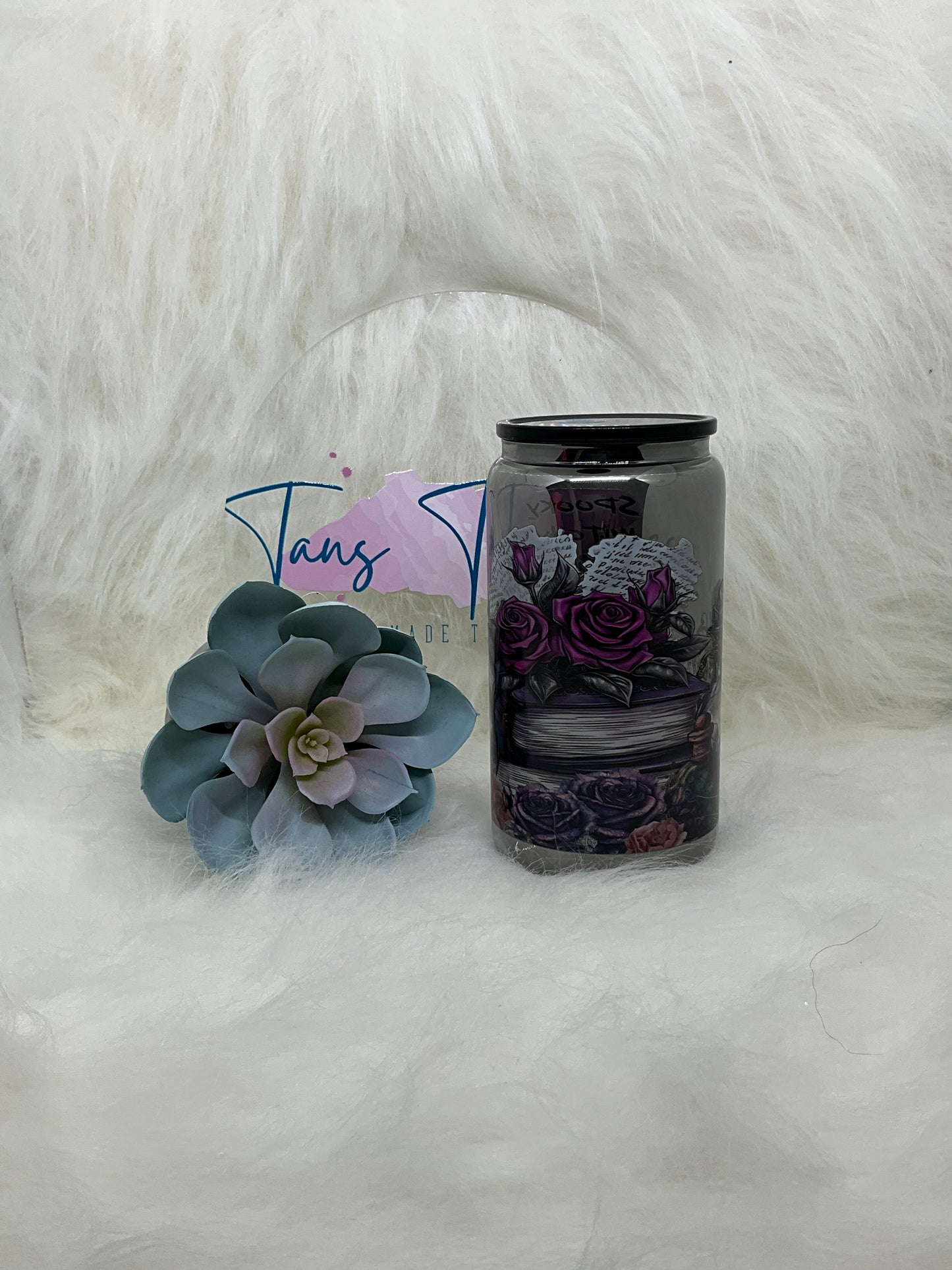 Spooky Witchy and B’y Glass Libby Tumbler